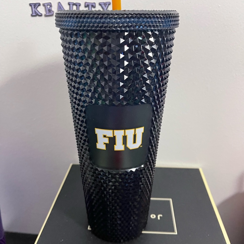 Florida University Blue Starbucks studded cold cup venti blue